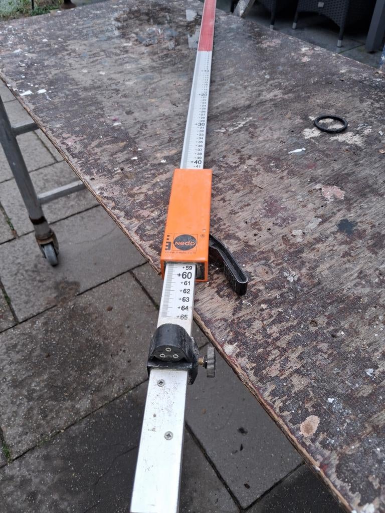 Nedo meetlat, Ophalen