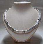 Zilveren massief vintage collier nr.483, Sieraden, Tassen en Uiterlijk, Kettingen, Verzenden, Zo goed als nieuw, Zilver, Zilver