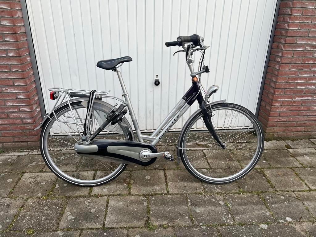 Gazelle Chamonix Lite Cityfiets 53cm damesfiets, Ophalen, Gebruikt, Velgrem, Versnellingen