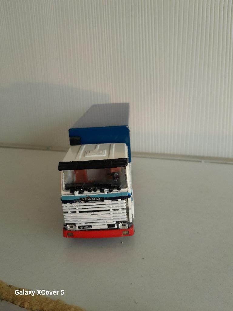 Tekno 1/50 Scania 142H + Remorque Nederlandse Pakket Dienst - Bon état