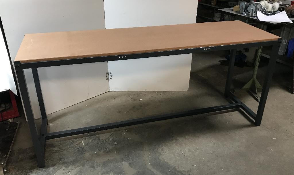 Werktafel, Kocel, 202x60x90 cm en 137x60x90 cm, Ophalen, Gebruikt, 170 cm of meer