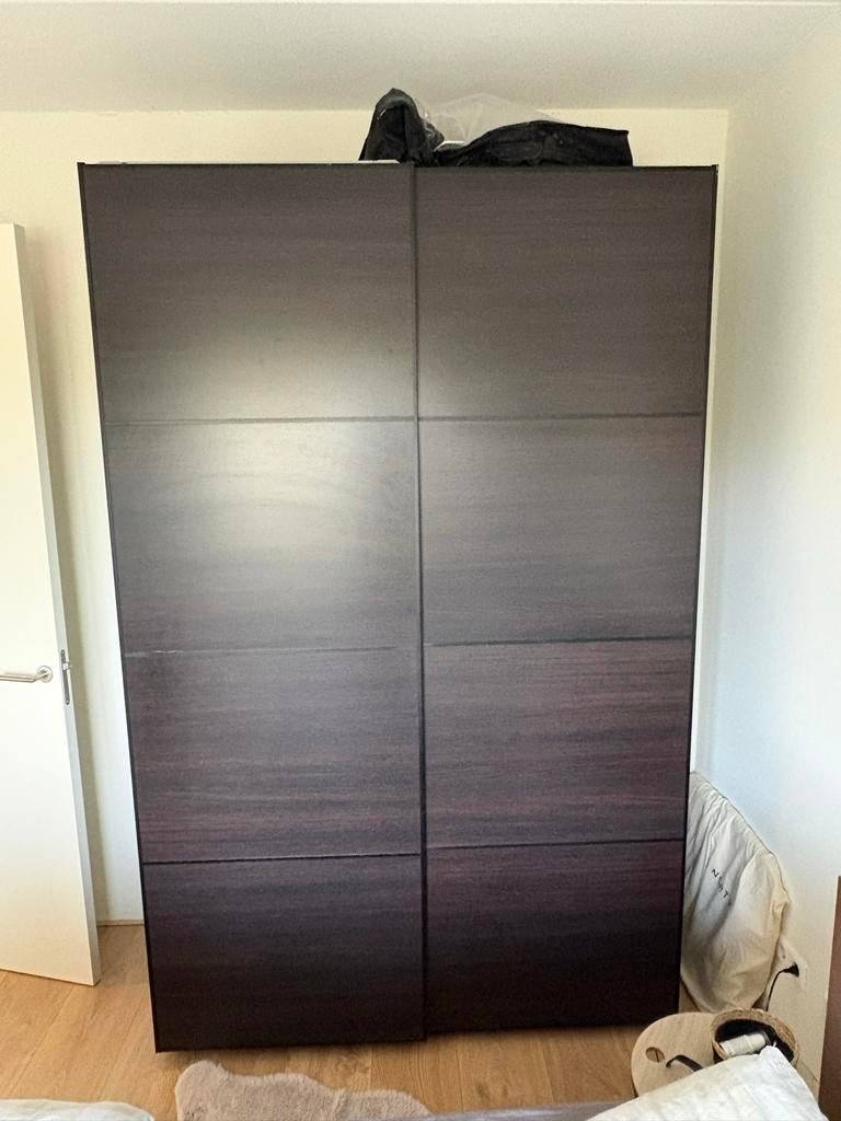 IKEA Pax kast met schuifdeuren, in goede staat., Ophalen, 100 tot 150 cm, 200 cm of meer, Zo goed als nieuw