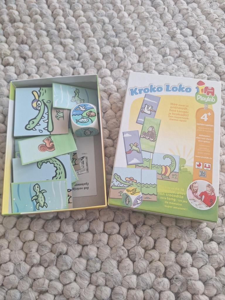 Kroko Loko Geheugenspel Playlab - Zo goed als nieuw, Een of twee spelers, Ophalen of Verzenden, Zo goed als nieuw, Playlab