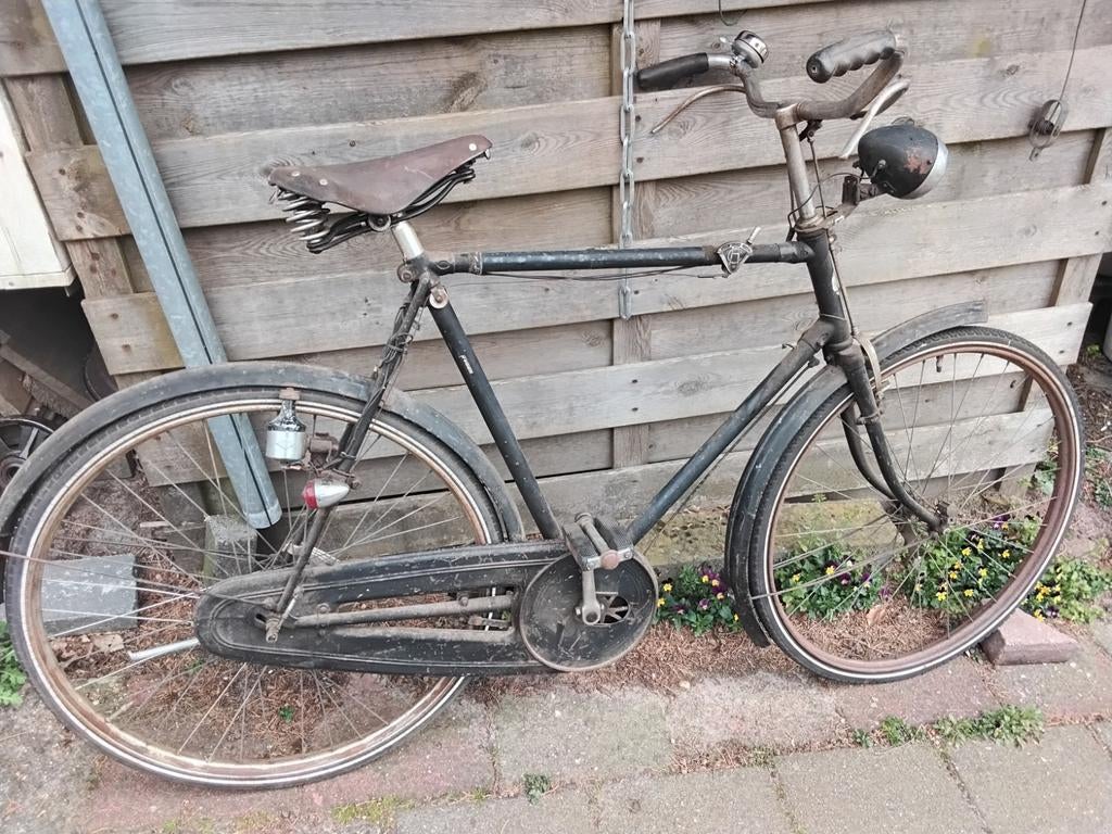Engelse hercules fiets, Ophalen
