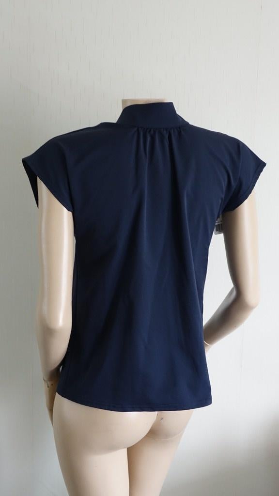 nieuwe QT amsterdam top donkerblauw, Kleding | Dames, Tops, Nieuw, Korte mouw, Maat 36 (S), QT amsterdam
