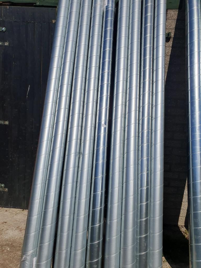 Spiraalbuis 125mm, Ophalen, Pvc, Minder dan 2 meter, 80 mm of meer