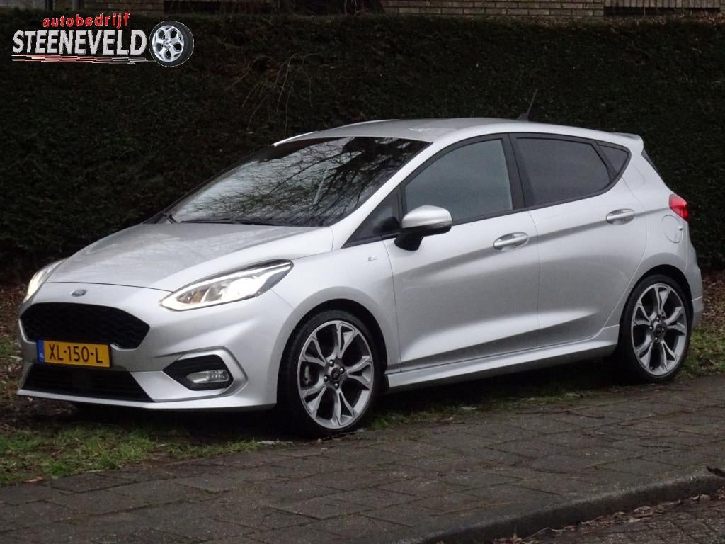 Ford Fiesta 1.0 100PK ST-Line met Navi en WinterPack, Gebruikt, Euro 6, 49 €/maand, Origineel Nederlands