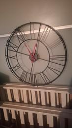 Metal klok, Huis en Inrichting, Woonaccessoires | Klokken, Ophalen of Verzenden, Gebruikt, Wandklok