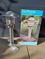 EGLO R.V.S buitenlamp nieuw in doos, Tuin en Terras, Buitenverlichting, Staande lamp, Nieuw, Ophalen of Verzenden, Netvoeding