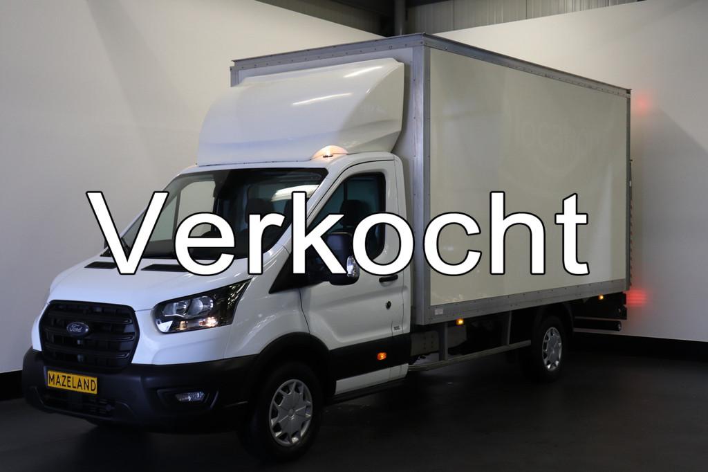 Ford Transit 2.0 TDCI L4 130PK bakwagen EURO 6 - Airco - Cru, Voorwielaandrijving, Stof, Wit, 11 km/l