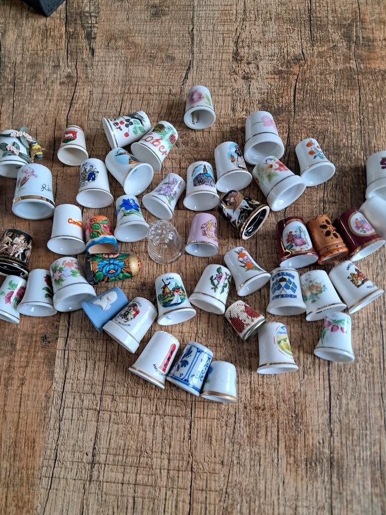 Vingerhoedjes verschillende, Verzamelen, Vingerhoedjes, Ophalen of Verzenden