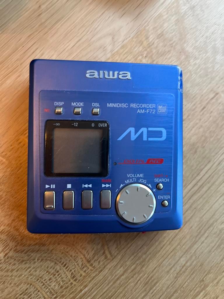 Aiwa Minidisc Recorder AM-F72 - Draagbare MD-speler, Ophalen, Minidisc-recorder