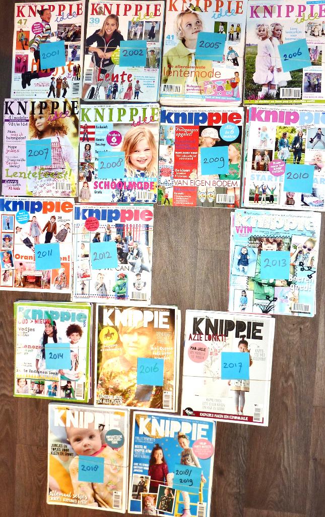KNIPPIE IDEE 2000-2019 diverse nummers, Hobby en Vrije tijd, Kledingpatronen, Ophalen, Zo goed als nieuw, Kind, Knippie