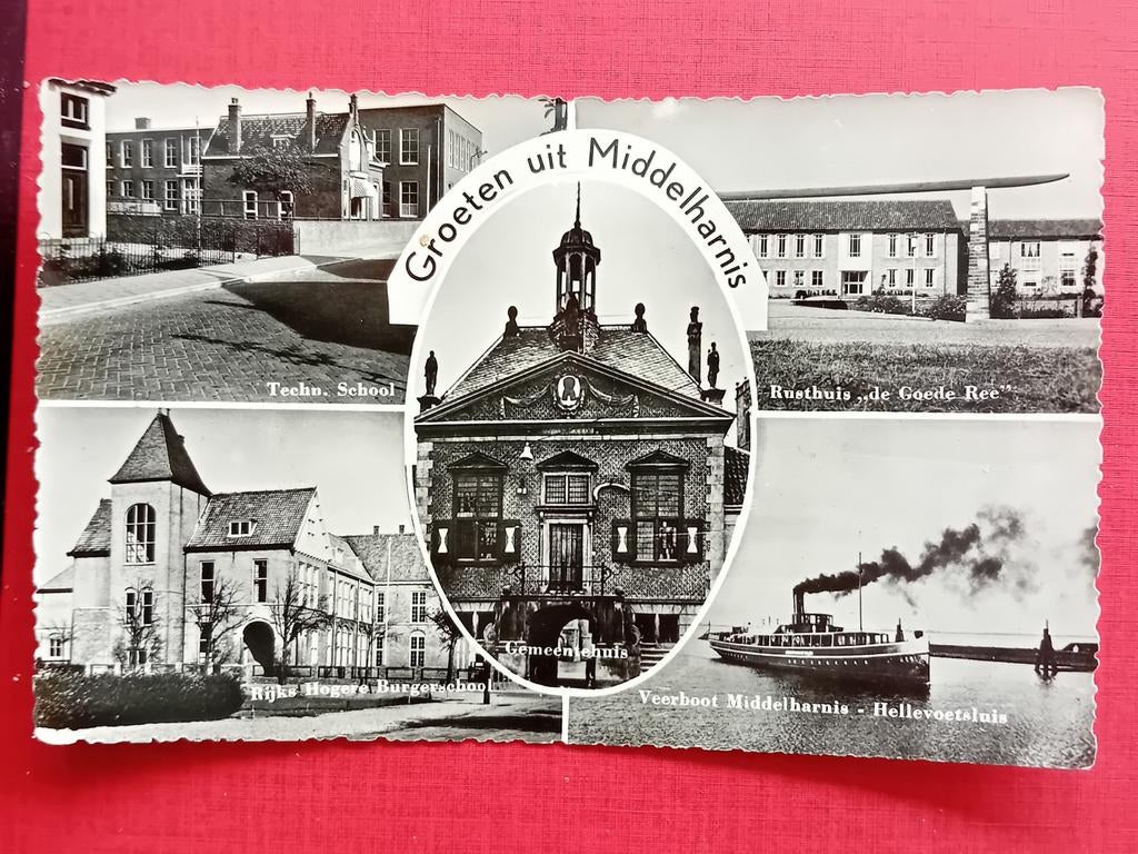 Ansichtkaart Middelharnis, Ophalen of Verzenden