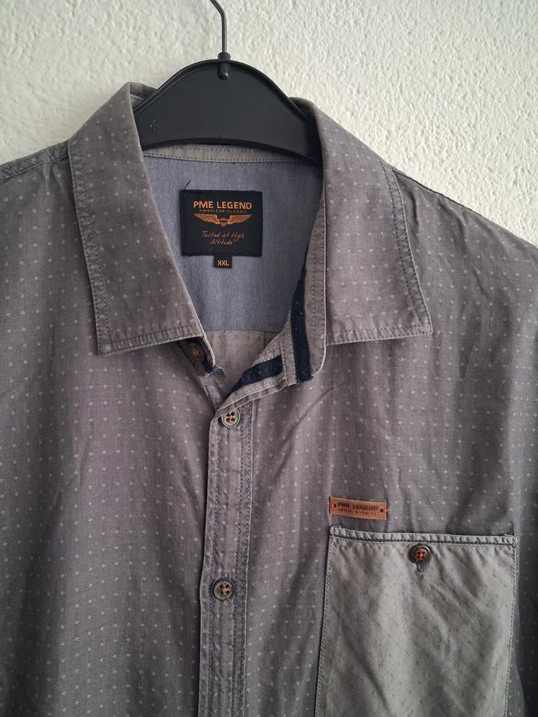 PME Legend overhemd - Grijs - XXL, Ophalen of Verzenden, Zo goed als nieuw, Grijs, PME Legend