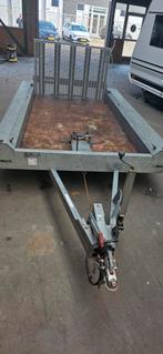 Hulco minigraver aanhanger met motorsteun, Ophalen of Verzenden