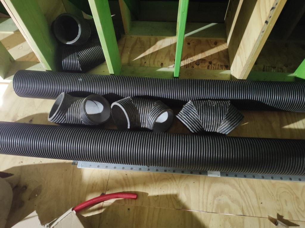 VASCO geïsoleerde ventilatiebuis 170mm, Doe-het-zelf en Verbouw, Ventilatie en Afzuiging, Ophalen of Verzenden, Afzuiger