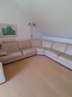 Hoekbank natuzzi creme voor 1 euro, Ophalen, Gebruikt