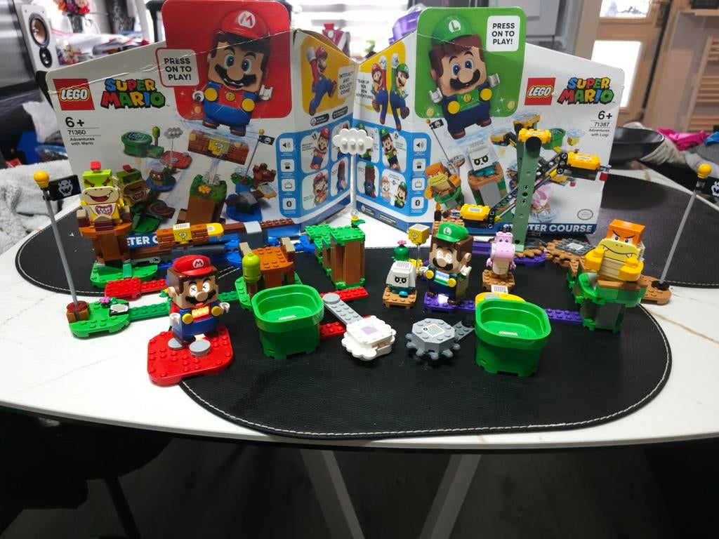 LEGO Super Mario & Luigi Bundel (71360 + 71387) - 100% Compl, Ophalen of Verzenden, Zo goed als nieuw