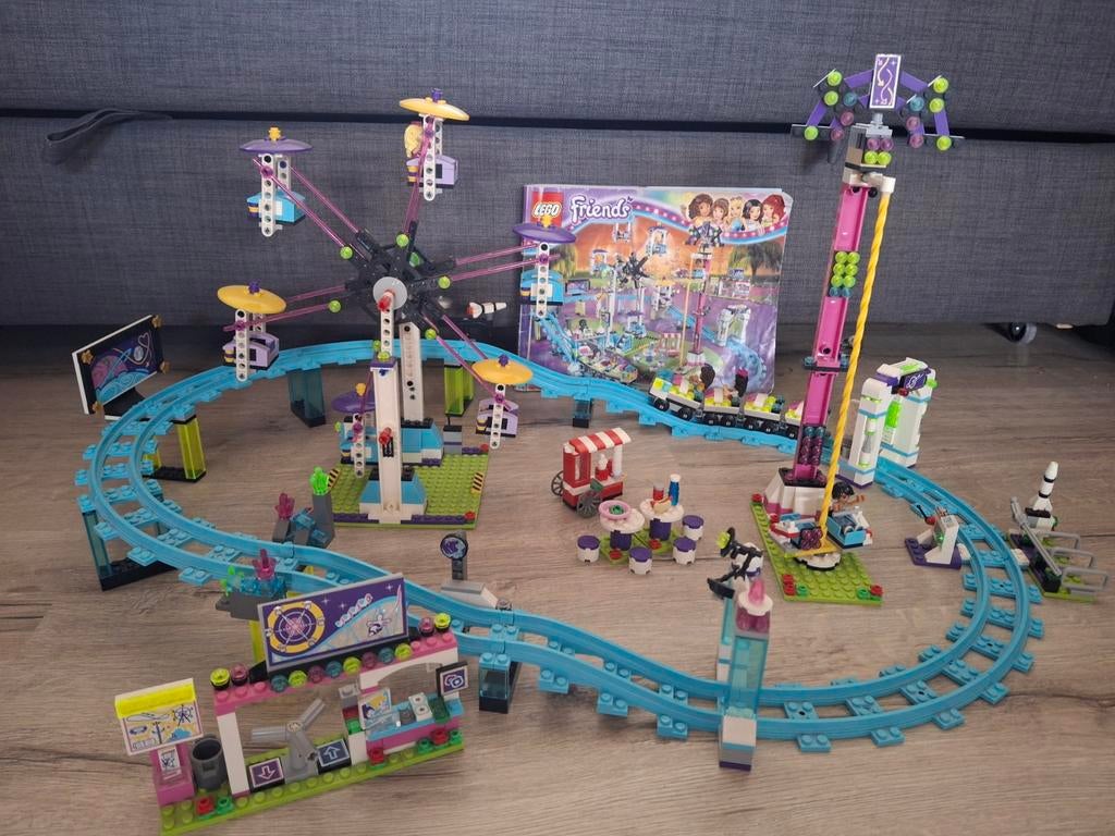Lego Friends Achtbaan - met instructies, Gebruikt, Lego, Overige typen, Friends