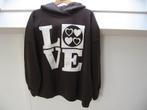 Nw bruin Rainbow gevoerd hoodie shirt 48 50 €20.- met Muts., Ophalen of Verzenden, Nieuw, Bruin, Trui of Vest
