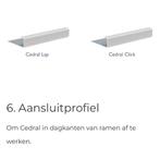 Nieuw Cedral Connectieprofiel Grijs 3 M - 5 Stuks, Ophalen of Verzenden, Nieuw