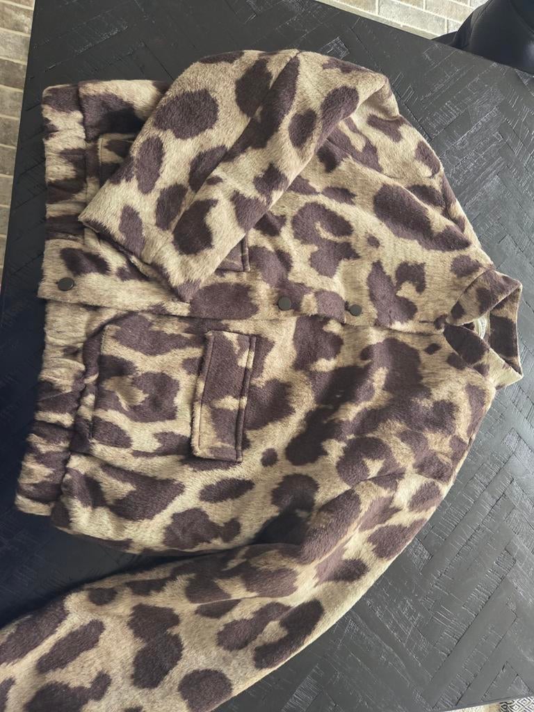 Jasje dames dierenprint, Ophalen of Verzenden, Nieuw, Maat 38/40 (M), Bruin