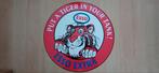 ESSO  GROOT  emaille reclamebord doorsnede  50 cm, Ophalen of Verzenden, Gebruikt, Reclamebord