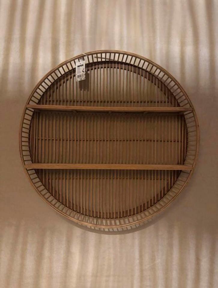Nieuw Rotan Wandrek van Xenos - Rond en Stijlvol, Huis en Inrichting, Woonaccessoires | Wandplanken en Boekenplanken, Nieuw, Ophalen of Verzenden