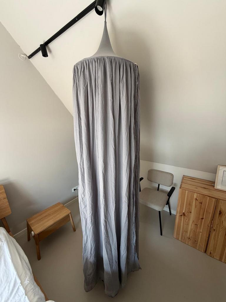 Numero 74 canopy hemeltje licht grijs, Ophalen of Verzenden, Zo goed als nieuw, Klamboe