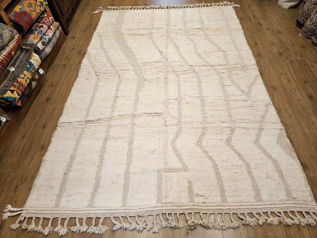 Handgeknoopt oosters tapijt Berber Beni Mrirt 298x198, Info@SlatsAntiek.nl, 150 tot 200 cm, Vof Slats Antiek, Ophalen of Verzenden