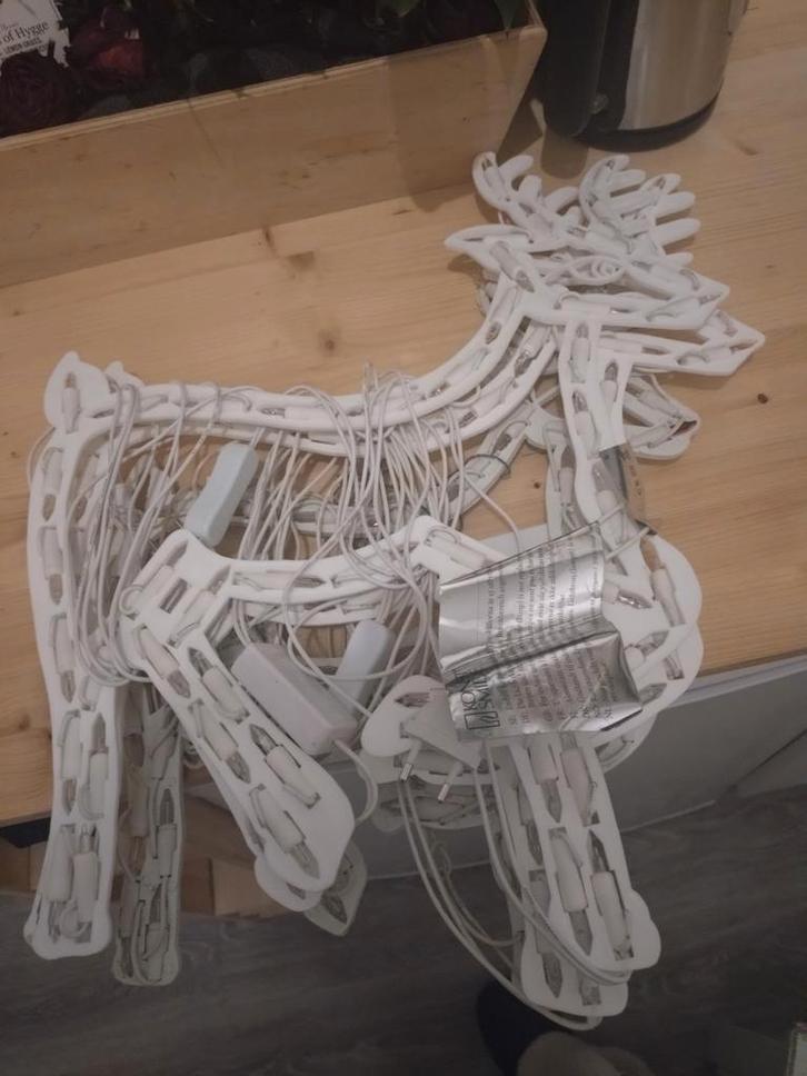 Kerstverlichting rendieren konstmide van €60 Nu €20!, Diversen, Kerst, Ophalen