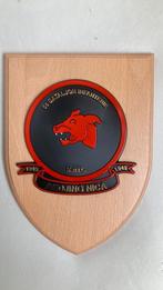 KNIL Andjing Nica schildje, Ophalen of Verzenden, Landmacht, Nederland, Embleem of Badge