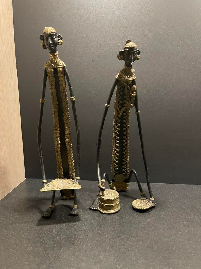 Afrikaanse bronzen beelden, Ophalen of Verzenden