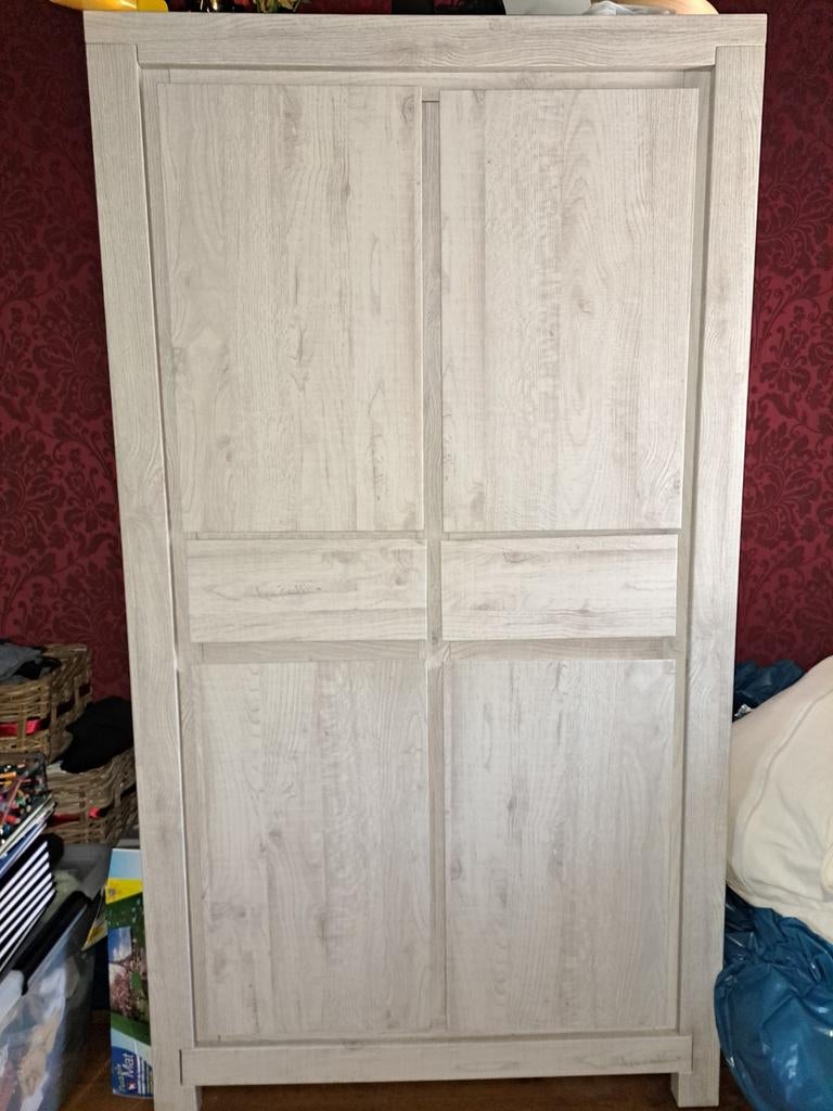 Kinderkamer set: kast, commode en ombouwbaar ledikant, Ophalen, Gebruikt, Jongetje of Meisje