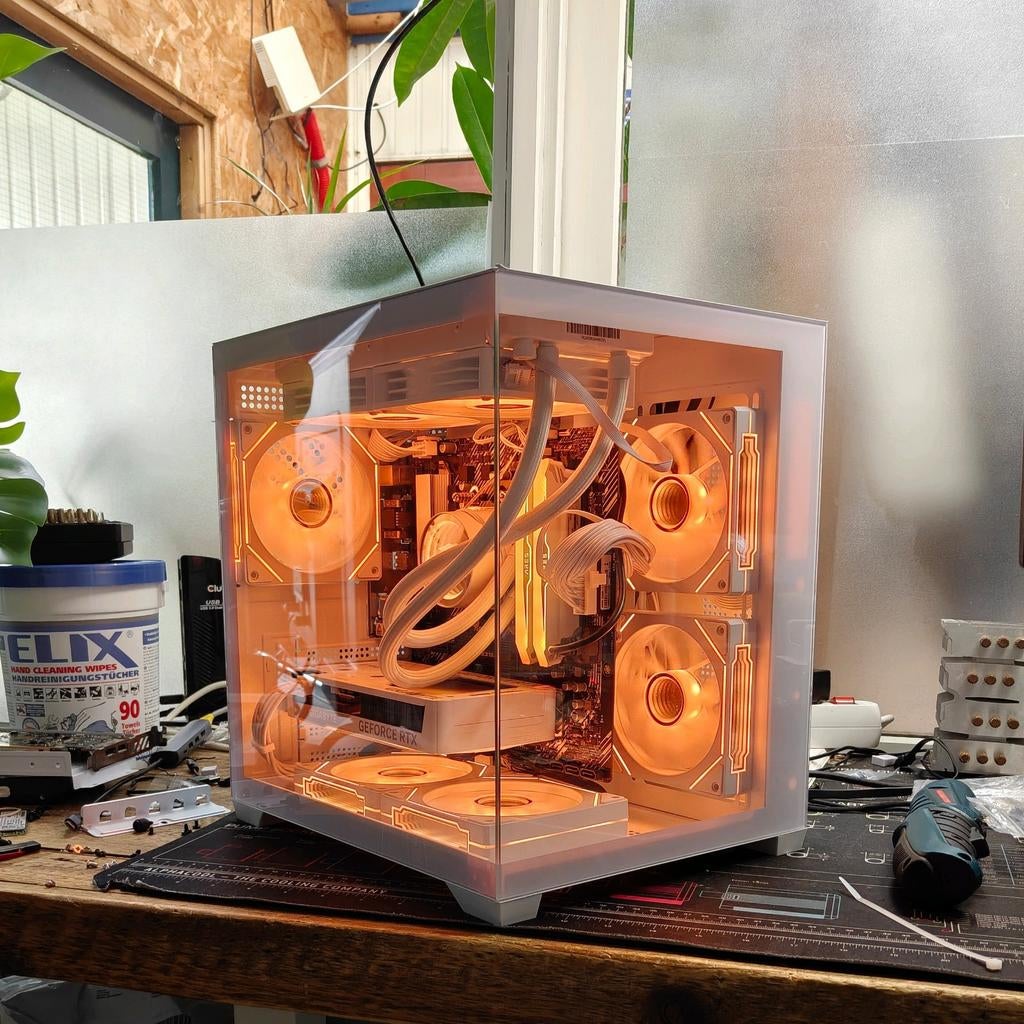 RTX 5060 NIEUW Game PC | Ryzen 5 5600X | RGB, Zelf gebouwde pc, Nieuw, Gaming, SSD