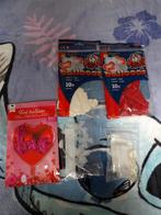 nieuw diverse hartjes ballonnen, 1 zakje rood, zakje wit,, Ophalen of Verzenden, Nieuw, Versiering, Overige