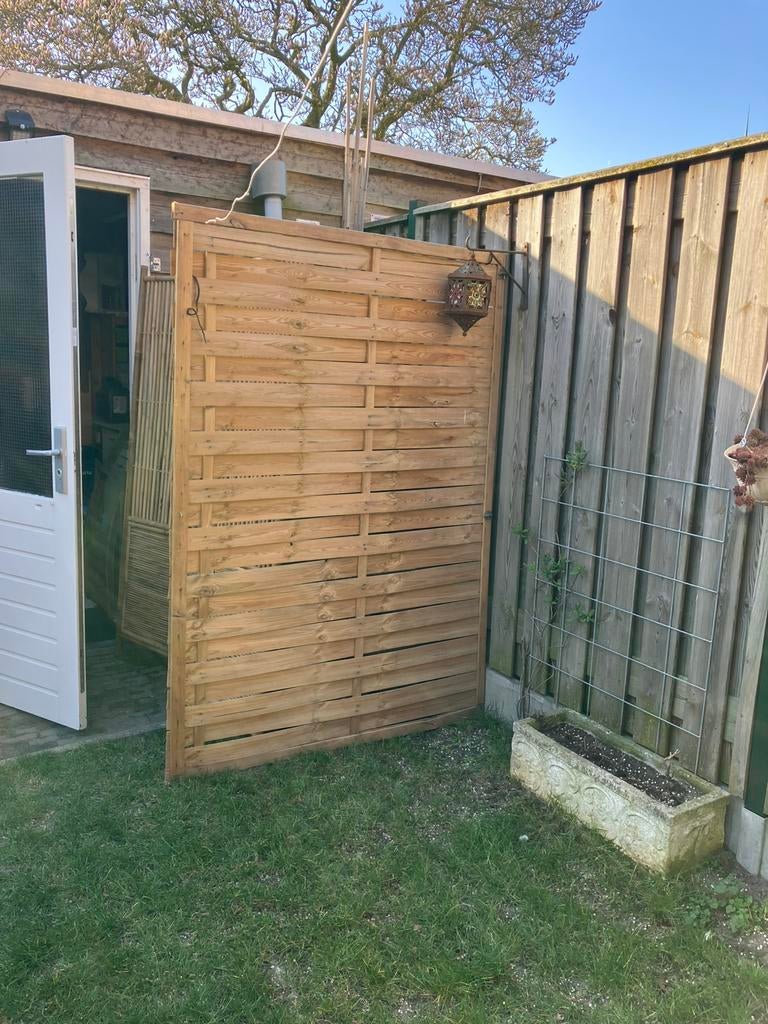 Tuinschermen, Tuin en Terras, Schuttingen, Ophalen, Minder dan 3 meter, Hout, 1 tot 2 meter