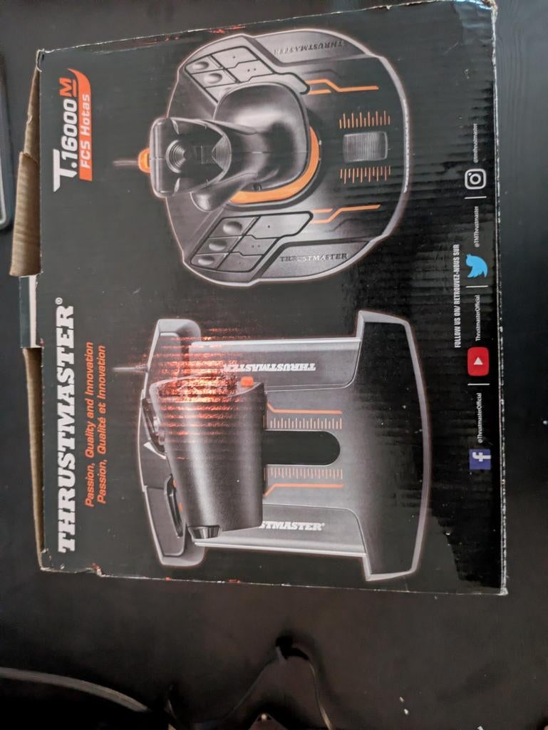 Thrustmaster T16000M FCS HOTAS Joystick & Throttle, Computers en Software, Joysticks, Zo goed als nieuw, Ophalen of Verzenden