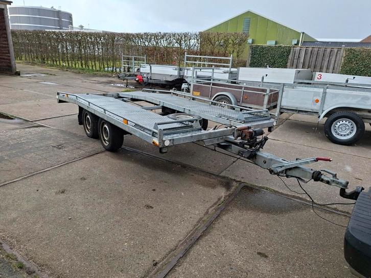 Nette WITTEVEEN Autoambulance  2500KG. 4.00m. x 1.85m., Auto diversen, Aanhangers en Bagagewagens, Ophalen of Verzenden