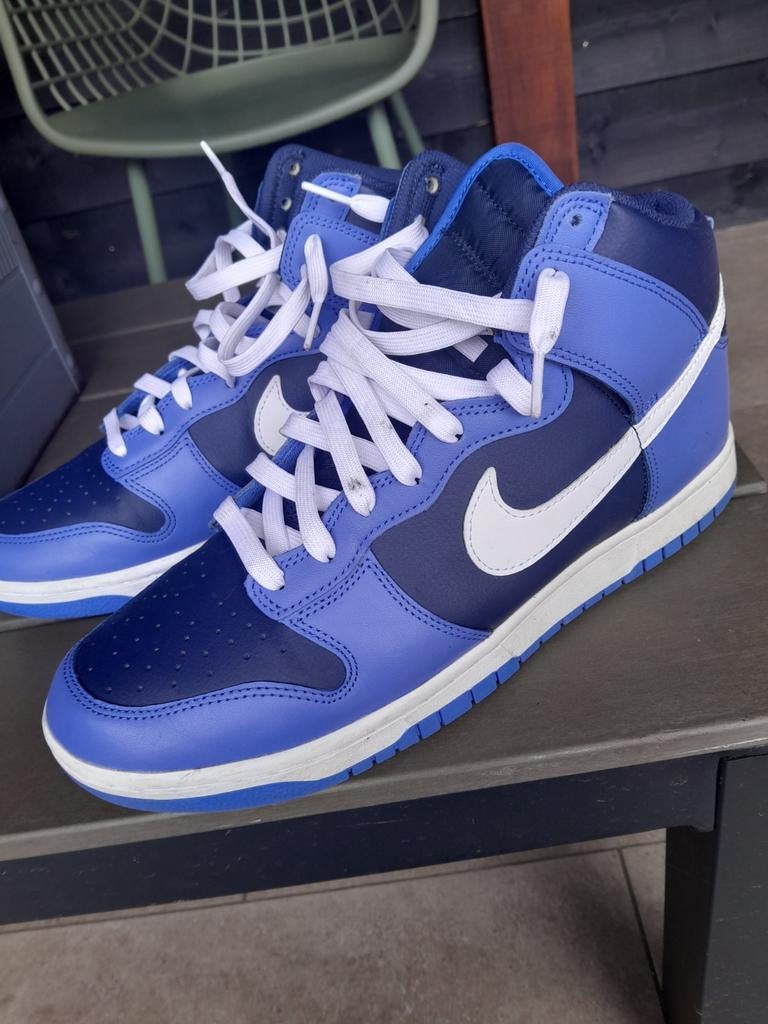 Nike dunk high blue, Blauw, Nike, Ophalen of Verzenden, Sneakers of Gympen