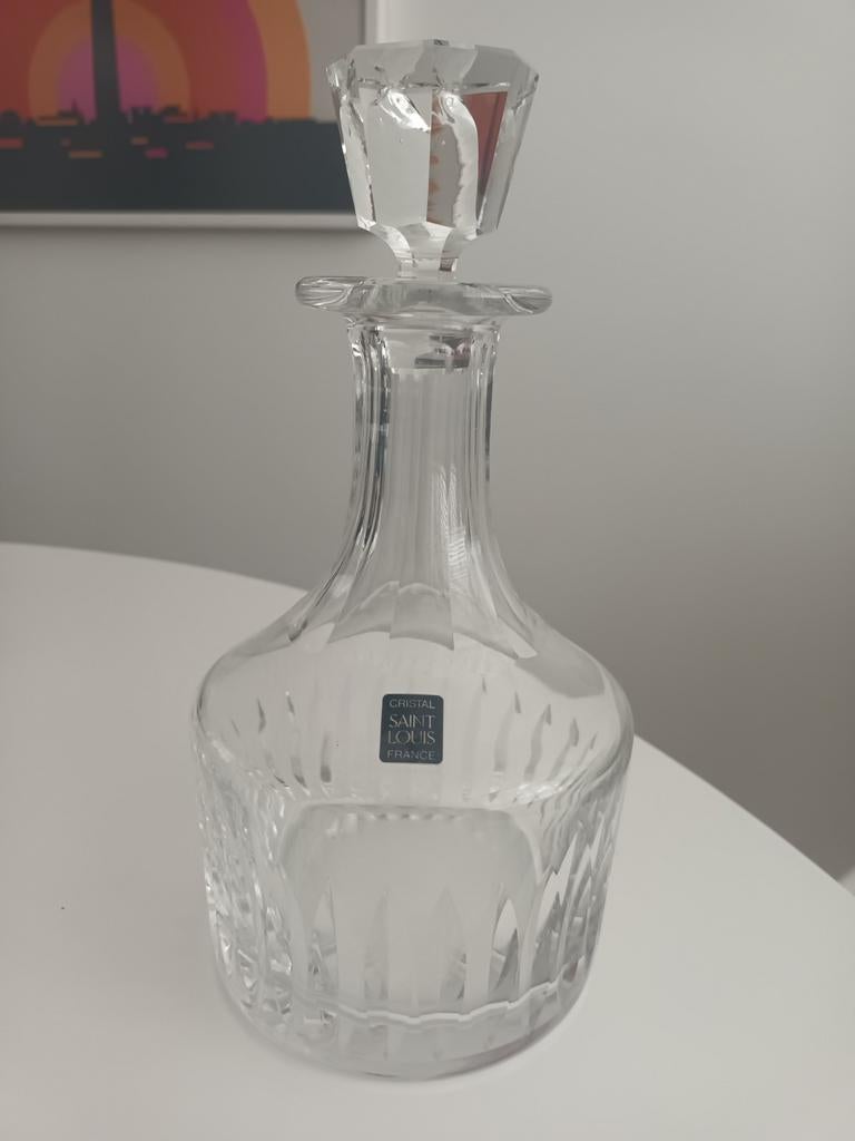 Kristallen karaf St Louis 25,5 cm (stop beschadigd), Antiek en Kunst, Antiek | Glas en Kristal, Ophalen of Verzenden