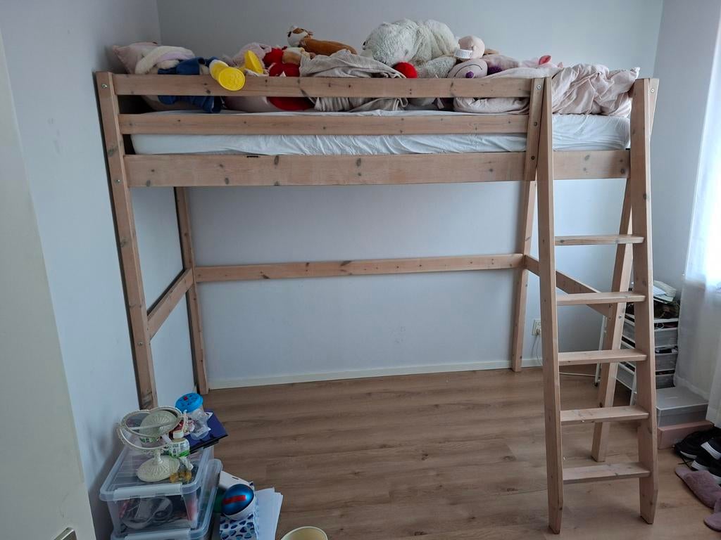 Hoogslaper zonder matras, Ophalen, Gebruikt, Eenpersoons, 210 cm
