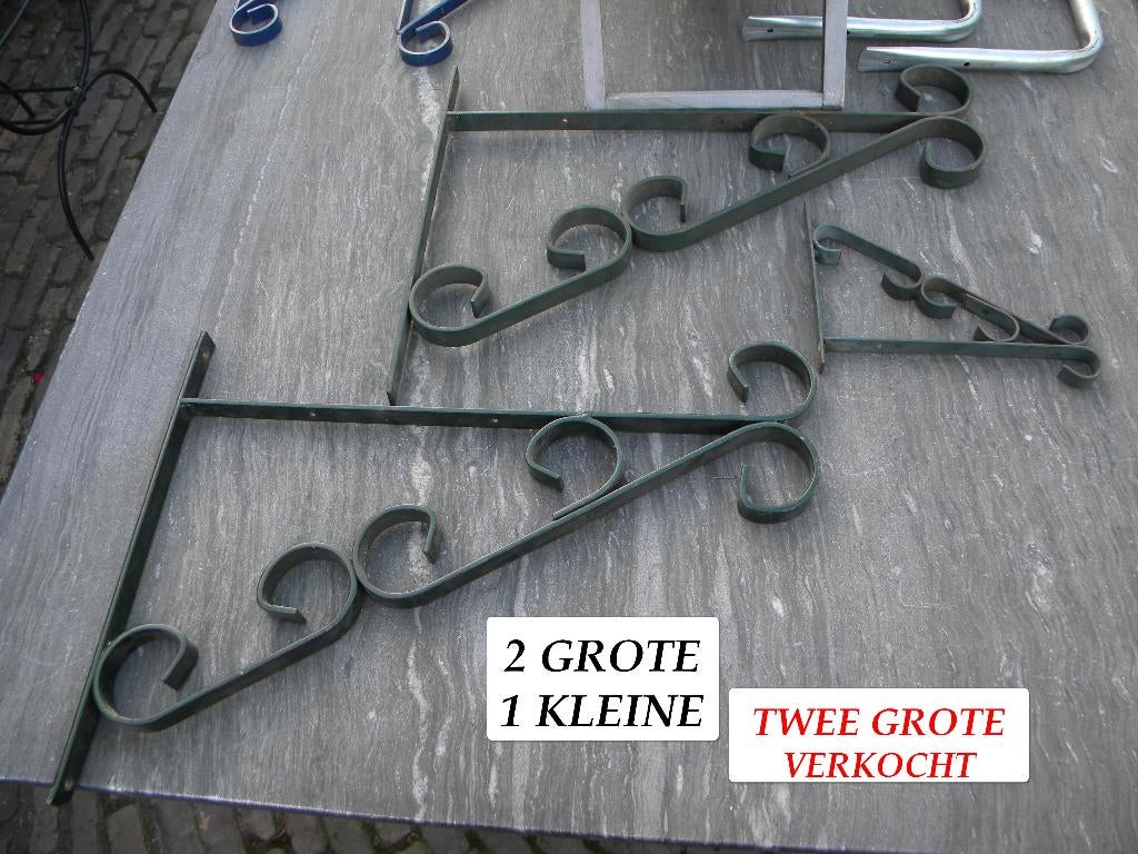 SIERSMEEDWERK WANDHAKEN MUURHAKEN SMEEDIJZER DIVERSE, Ophalen of Verzenden, Gebruikt