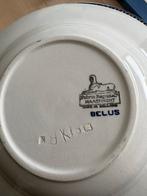3 Antieke Petrus Regout Maastricht 'BELUS' borden, Antiek en Kunst, Antiek | Servies los, Ophalen