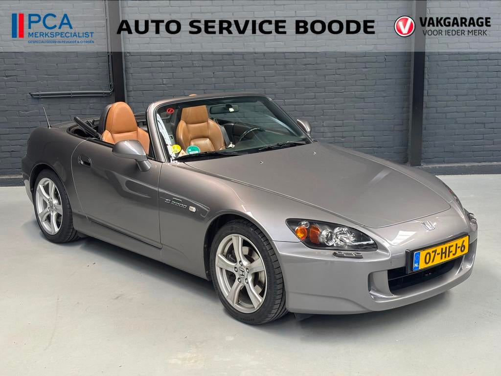 Honda S2000 2.0i (241 pk) - 1e eigenaar - origineel NL - dea, Achterwielaandrijving, Gebruikt, 4 cilinders, Cabriolet