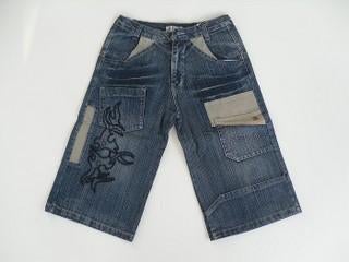 Chilong capri denimbroek mt 116 tot 164, Kinderen en Baby's, Kinderkleding | Maat 116, Broek, Nieuw, Ophalen of Verzenden, Chilong