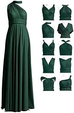 Gala Jurk Groen Maat M - Multiway Bruidsmeisje Jurk, Kleding | Dames, Jurken, Maat 38/40 (M), Ophalen of Verzenden, Zo goed als nieuw