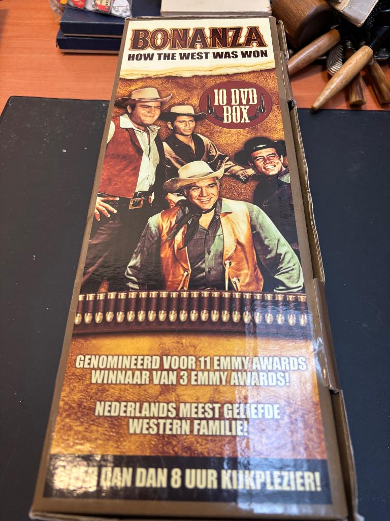 Bonanza 10 delige DVD -box: How the West was won, 1960 tot 1980, Alle leeftijden, Ophalen of Verzenden, Zo goed als nieuw
