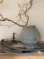 Grote antiek franse aardewerk pot, Ophalen